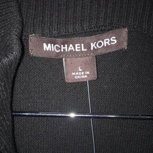Michael Kors half zip cardigan